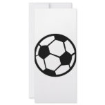 soccer ball icon full color rack card