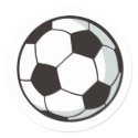 Soccer Ball in Cartoon Style stickers