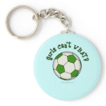 Soccer Ball in Green keychains