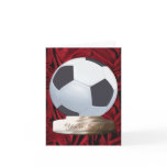 Soccer Ball Invitation Card