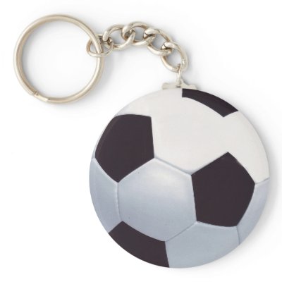 Soccer Ball Keychain by Firecrackinmama