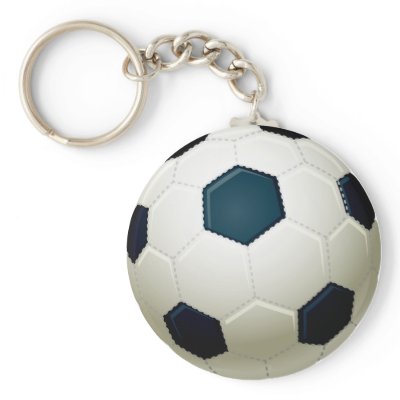 SOCCER BALL KEYCHAIN by dgpaulart