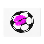 Soccer Ball (Kiss) Post Card