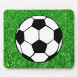 Soccer Ball & Lawn mousepads