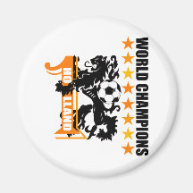 Soccer ball Netherlands World No 1 Voetbal Refrigerator Magnets