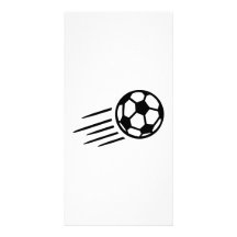 Soccer ball photo greeting card