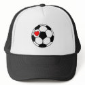 Soccer Ball (Red Heart) hats
