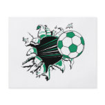 soccer ball ripping thru flyers