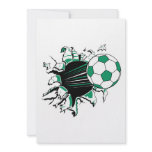 soccer ball ripping thru invitations