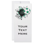 soccer ball ripping thru rack cards