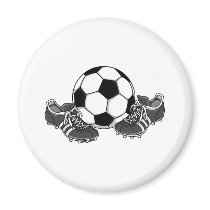 Soccer Ball Shoes Magnets