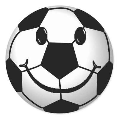 Soccer Ball Smiley Face Sticker by icunow