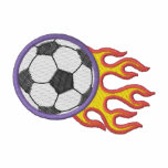 Soccer Ball with Flames Polo