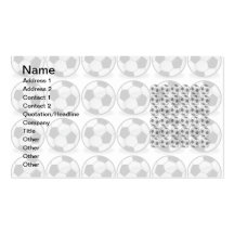 Soccer balls business cards