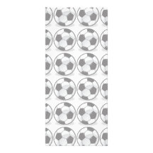 Soccer balls customized rack card