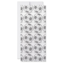 Soccer balls customized rack card