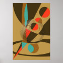 Soccer Becomes Art Soccer Ball Abstract posters