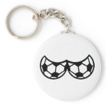 Soccer boobs keychains