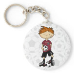 Soccer Boy Keychain