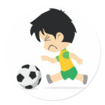 Soccer Boy stickers