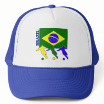 Soccer Brazil Trucker Hats
