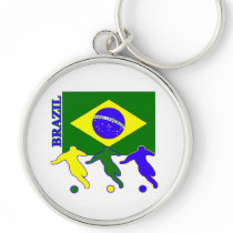 Soccer Brazil Keychains