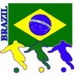 Soccer Brazil photo sculptures