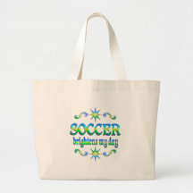 Soccer Brightens Canvas Bags