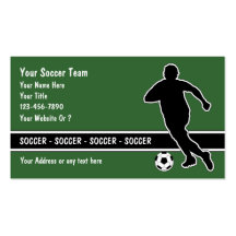 Soccer Business Cards