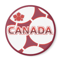 Soccer Canada Fridge Magnet