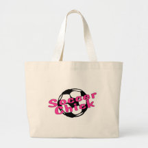 Soccer Chick Tote Bag