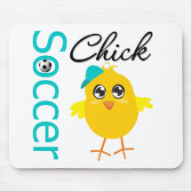 Soccer Chick v2 Mouse Mats