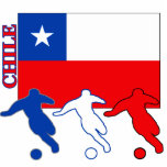Soccer Chile photo sculptures