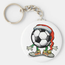 Soccer Christmas Key Chains