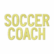 SOCCER COACH EMBROIDERED HOODY