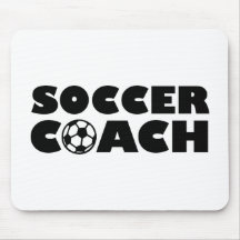Soccer coach mouse pad