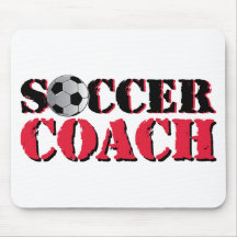 Soccer Coach (red) Mousepad