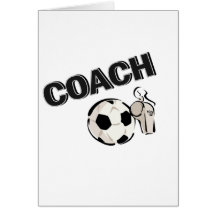 Soccer Coach (Whistle/Ball) Card