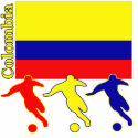 Soccer Colombia photo sculptures