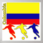 Soccer Colombia posters