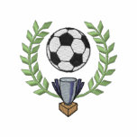 Soccer Crest embroidered shirts