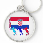 Soccer Croatia keychains