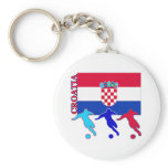 Soccer Croatia keychains