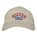 SOCCER, Dad - Customised - Customised embroidered hats