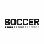 Soccer Embroidered Ladies Tee embroidered shirts