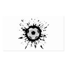 Soccer Explosion Business Card Templates