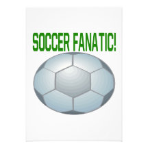 Soccer Fanatic Custom Invite