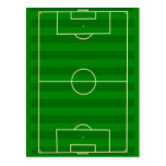 Soccer Field Post Card