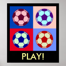 Soccer/ Football Art Posters