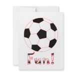 Soccer Fun invitations